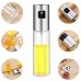 2PCs 100mL Stainless Steel Olive Oil Vinegar Spray Bottle Dispenser